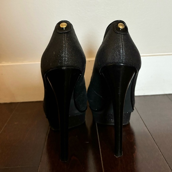 Michael Kors glitter sparkle black heels - Picture 6 of 6
